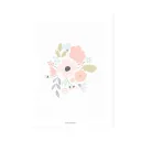 Lilipinso Poster Blumenstrauss rosa pastell