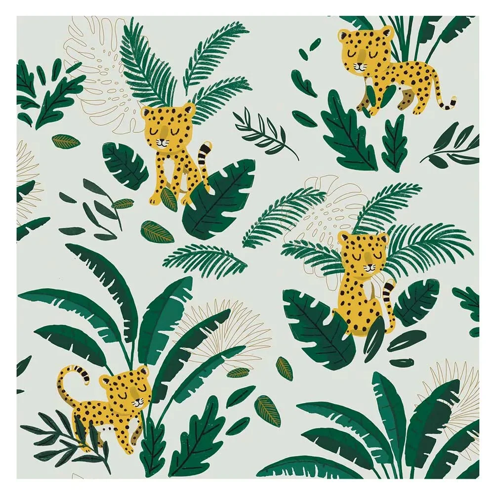 Lilipinso Vlies Tapete Schlafender Gepard hell