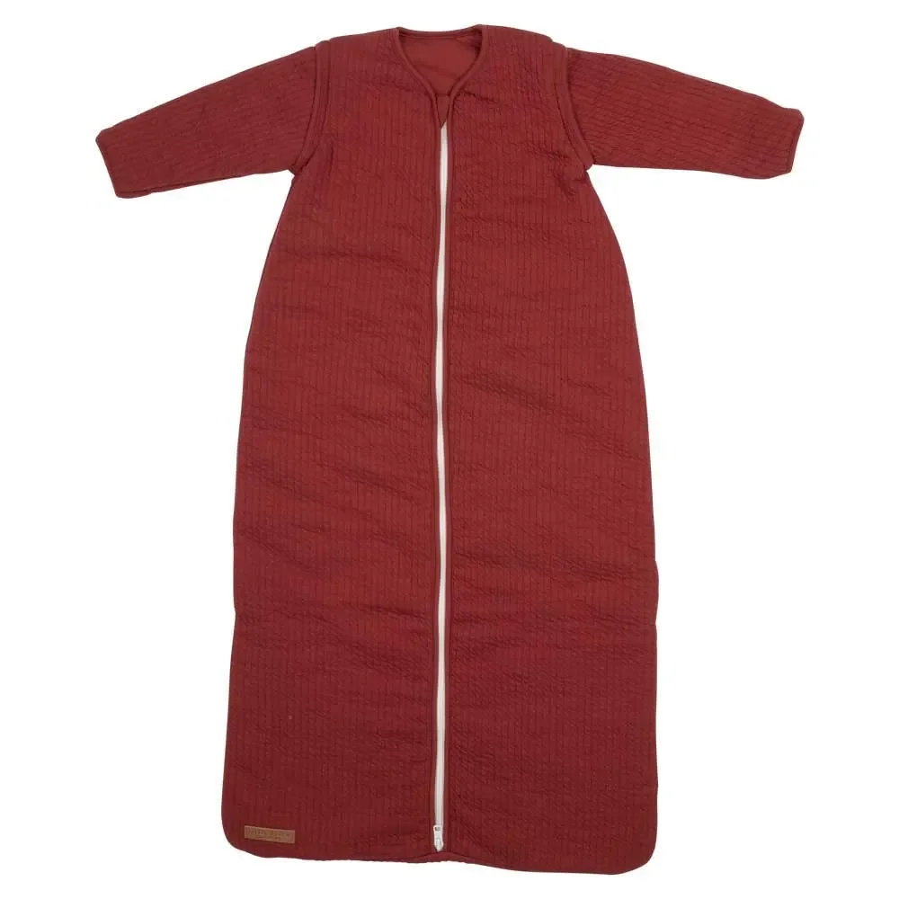 Little Dutch Winter Schlafsack uni rot "Pure Red"