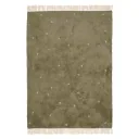 Little Dutch Teppich Punkte oliv 170 x 120