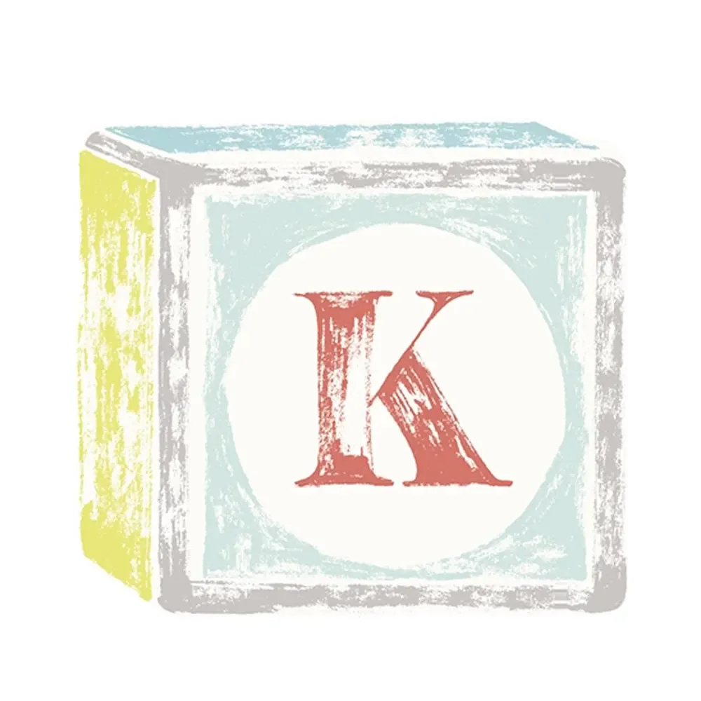 Lilipinso Sticker Buchstabe auf Spielwürfel K