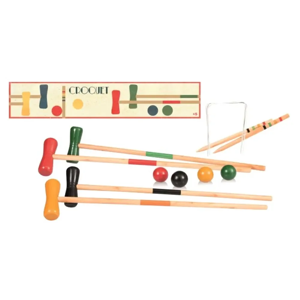Egmont Toys Croquet Spiel Holz