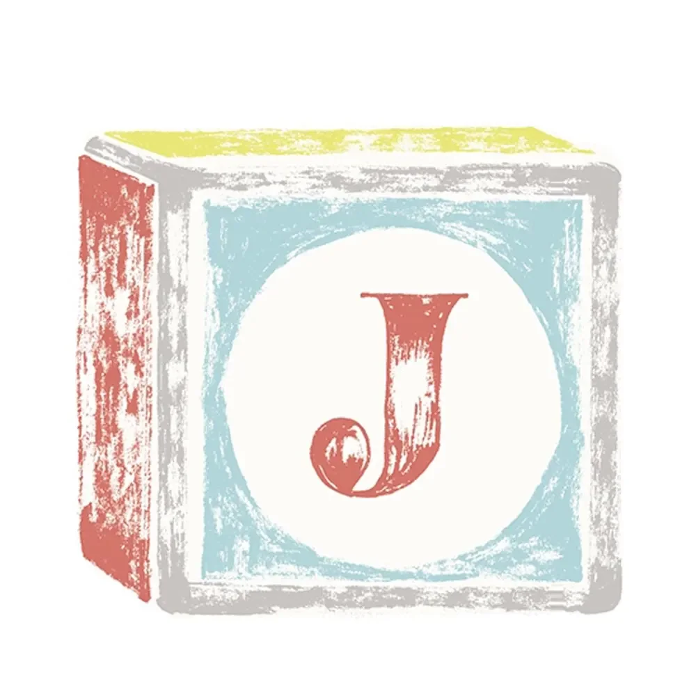 Lilipinso Sticker Buchstabe auf Spielwürfel J