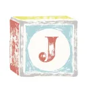 Lilipinso Sticker Buchstabe auf Spielwürfel J