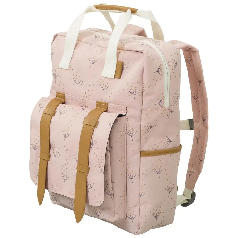 Fresk Kinderrucksack groß Löwenzahn rosa