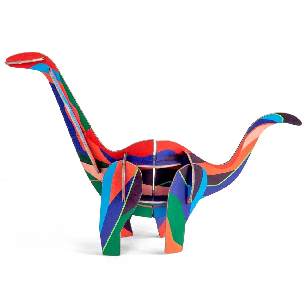studio ROOF 3D Dinosaurier Diplodocus Pappe