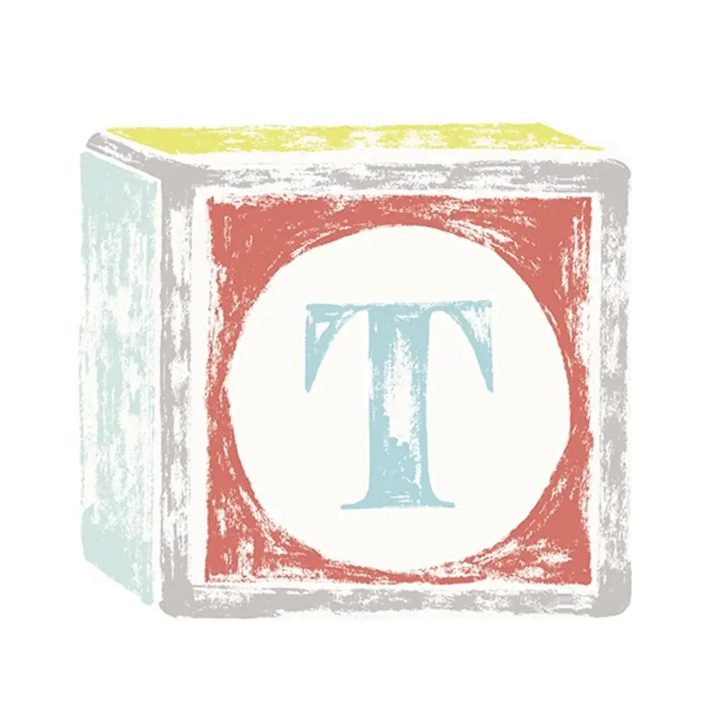 Lilipinso Sticker Buchstabe auf Spielwürfel T