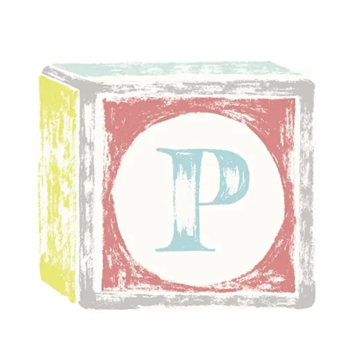Lilipinso Sticker Buchstabe auf Spielwürfel P