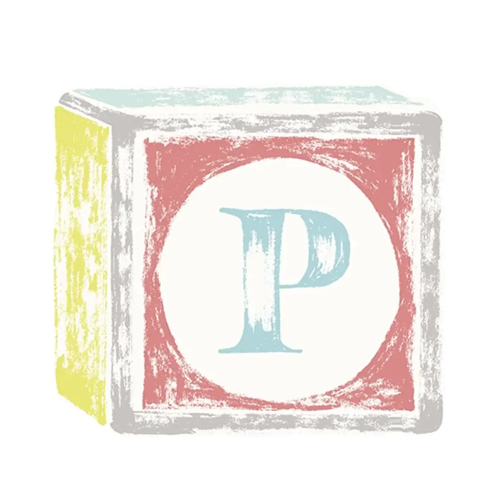 Lilipinso Sticker Buchstabe auf Spielwürfel P