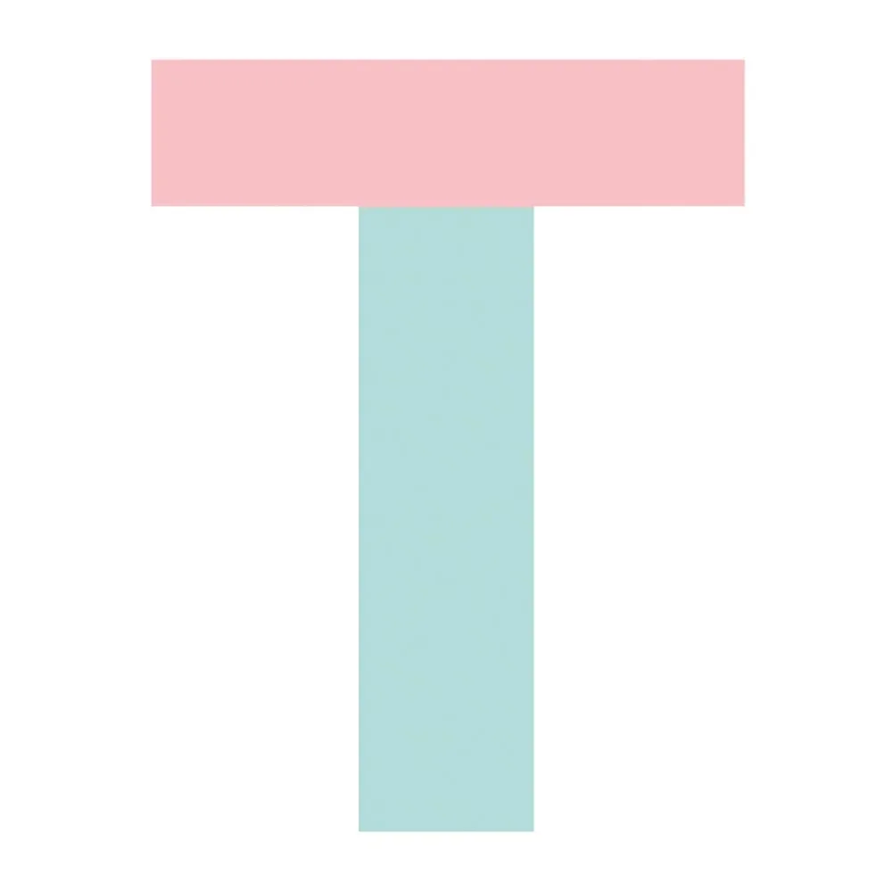 Lilipinso Wandsticker Happy Buchstabe T