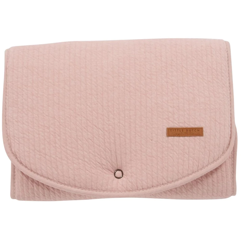 Little Dutch Wickelmatte uni rosa "Pure Pink"