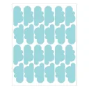 tresxics Wandsticker Wolken blau