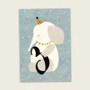 Ava & Yves Postkarte Elefant "3"