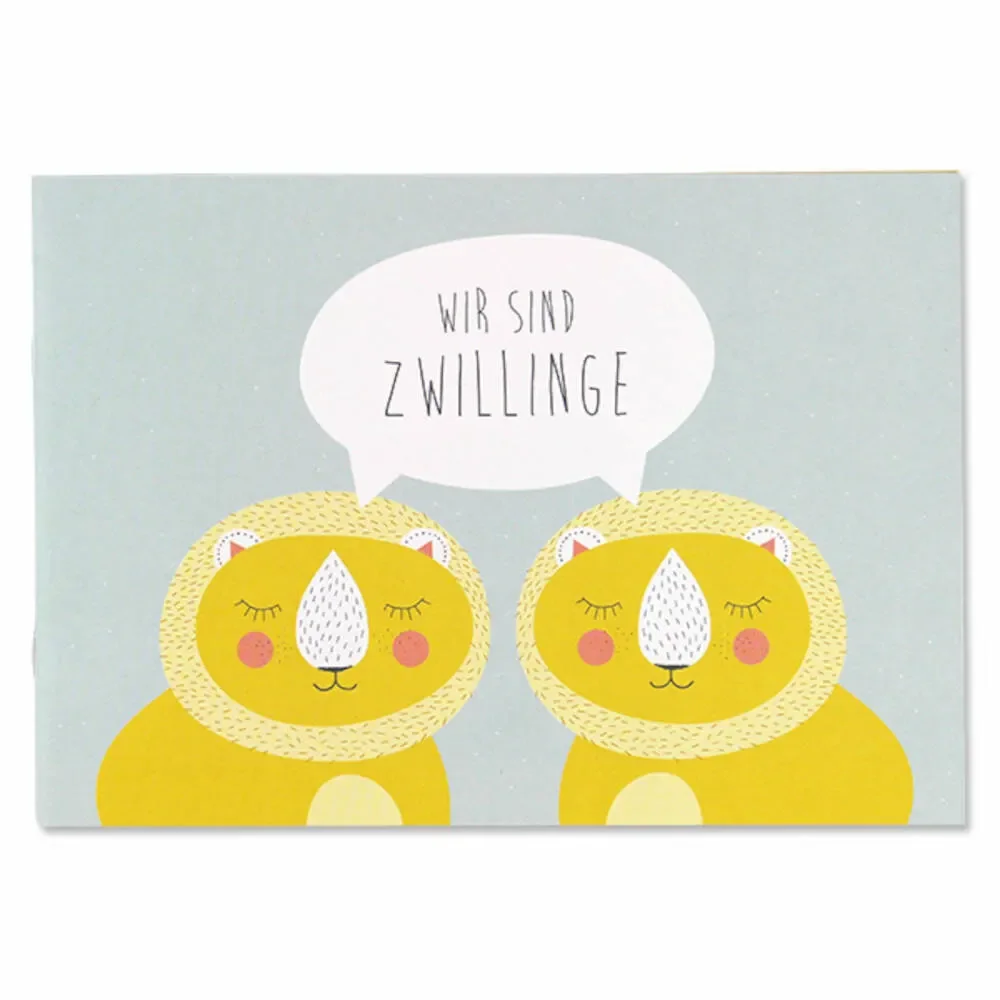 Ava & Yves Erinnerungsbuch "Wir sind Zwillinge"