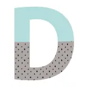 Lilipinso Wandsticker Happy Buchstabe D