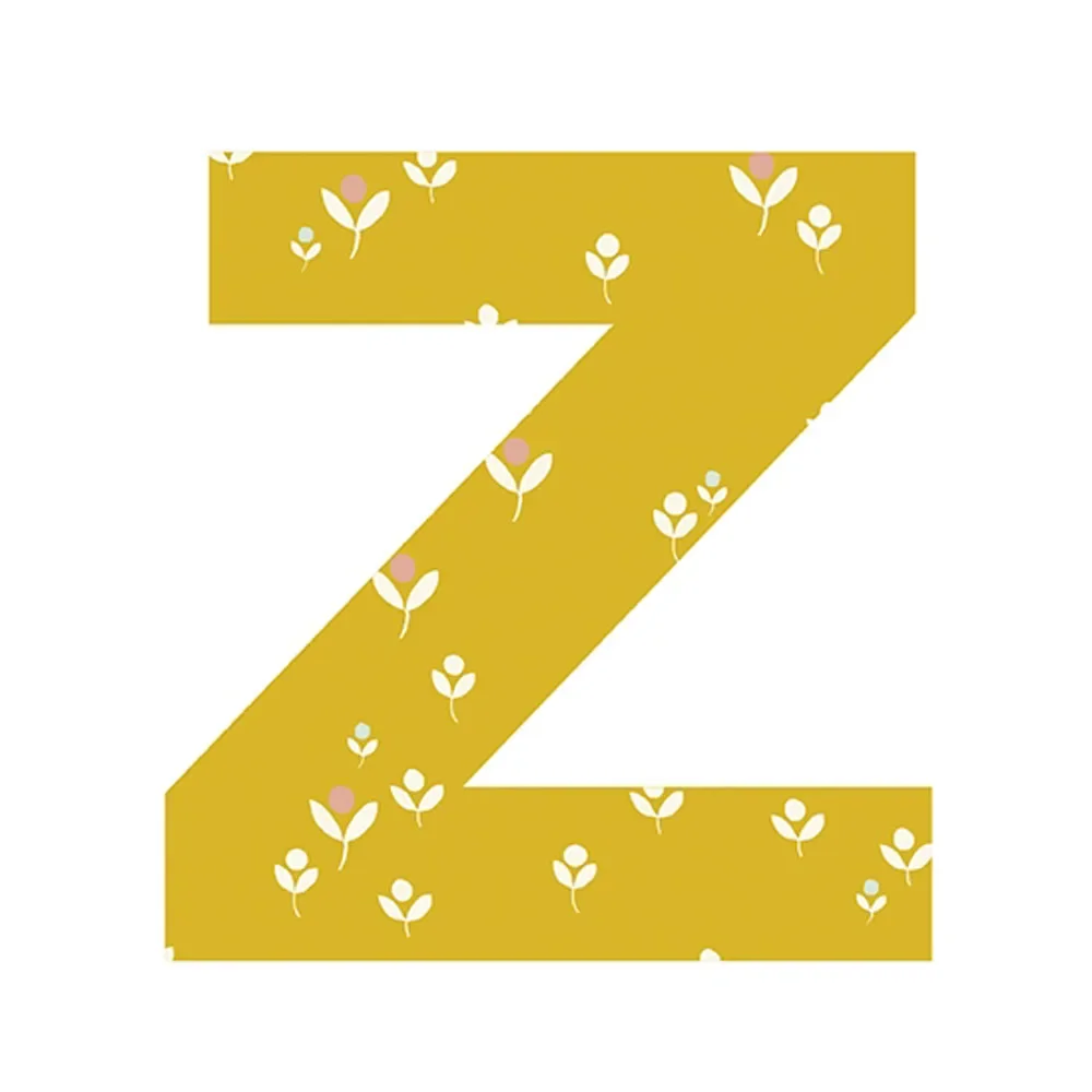 Lilipinso Sticker Buchstabe geblümt Z