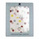 Ava & Yves Girlande "Happy Birthday" Punkte pastell