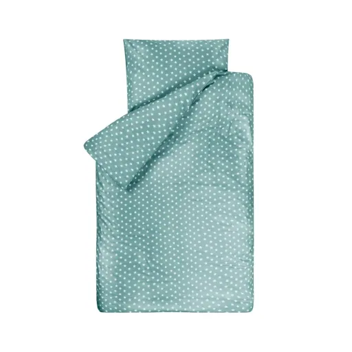Bink Kinderbettwäsche Sterne mint 100 x 135