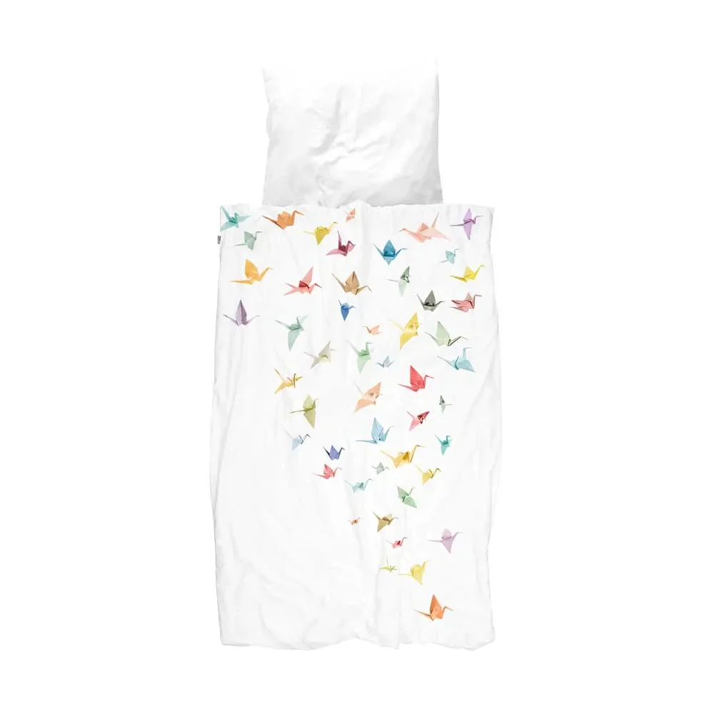 Snurk Bettwäsche Origami Kraniche 135 x 200