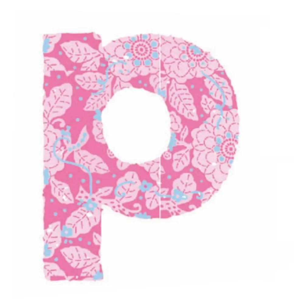 Lilipinso Sticker rosa Buchstabe p