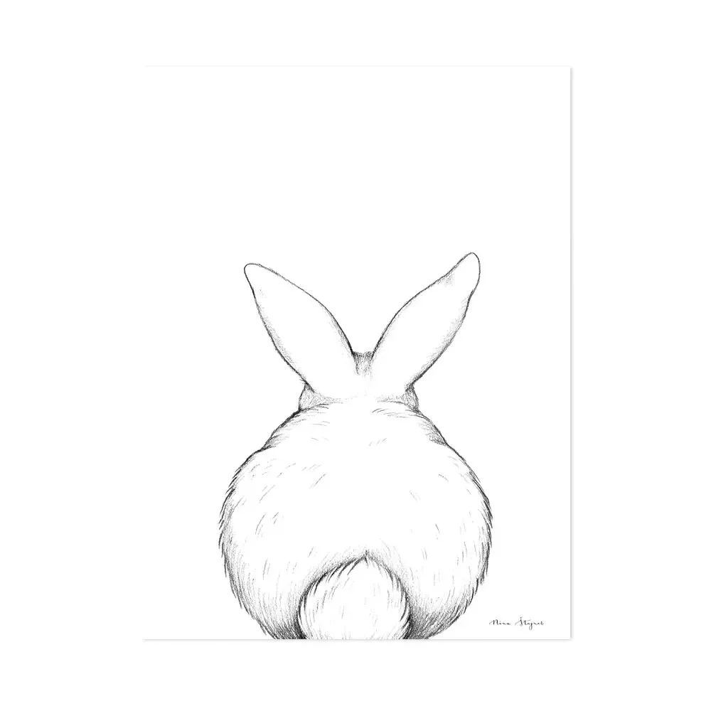 Lilipinso Poster Häschen von hinten