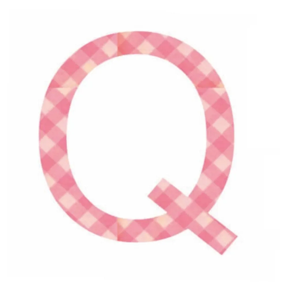 Lilipinso Sticker rosa Buchstabe q