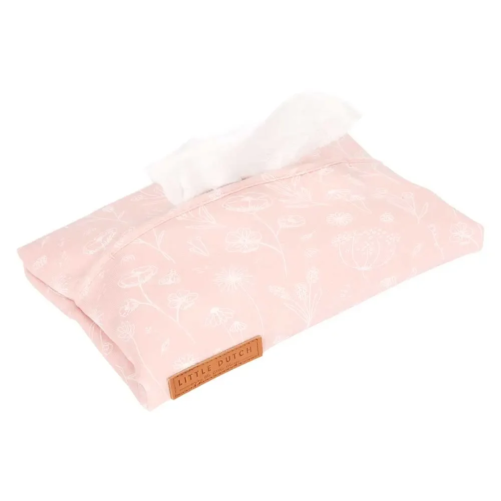 Little Dutch Feuchttuch Box Bezug "Wild Flowers" rosa