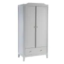 Maison Charlotte Kleiderschrank Opera 2 türig grau