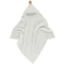 Nobodinoz Strick Baby Kapuzendecke weiss