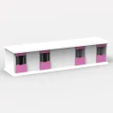 Mathy by Bols BOXES Regal Stall klein rosa
