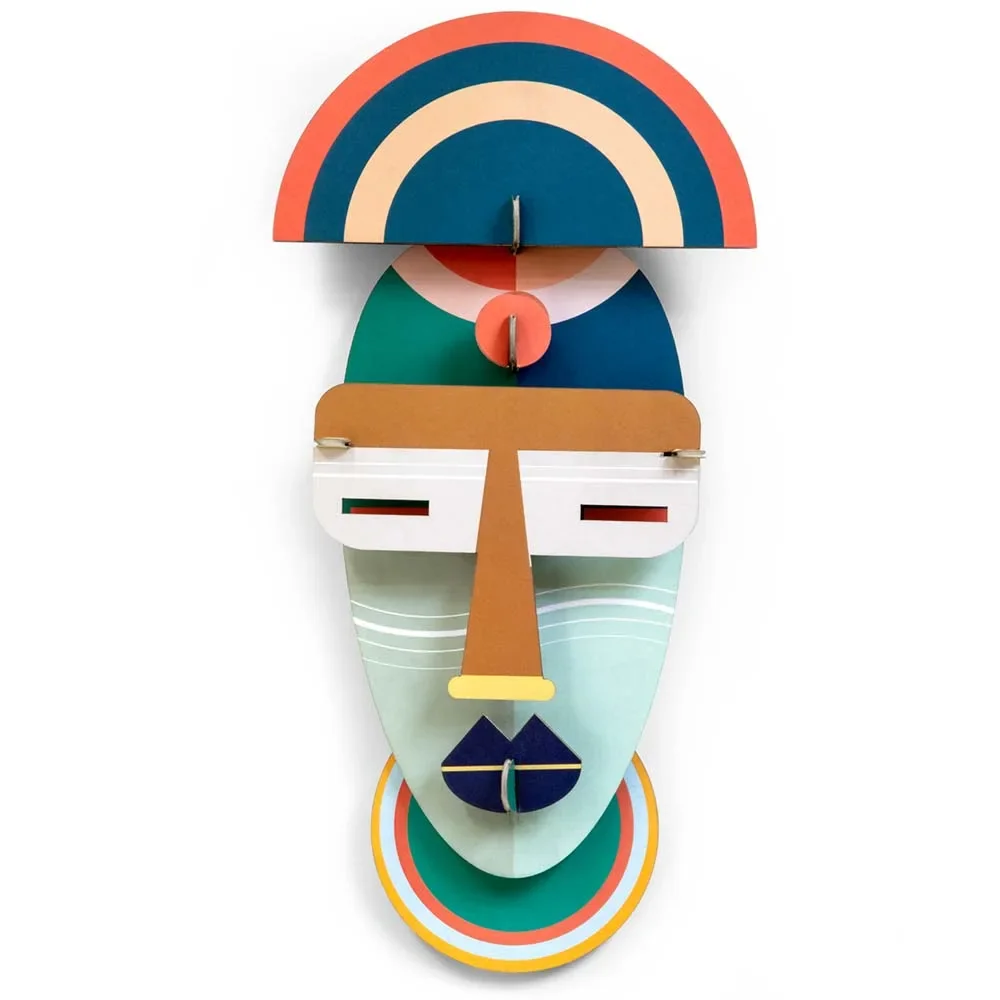 studio ROOF 3D Deko Maske Brooklyn Pappe