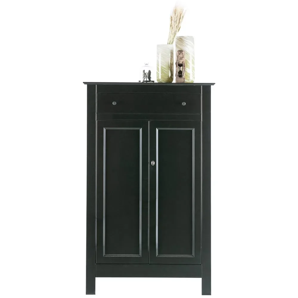 Woood Kleiderschrank Eva schwarz