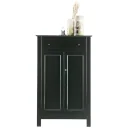 Woood Kleiderschrank Eva schwarz
