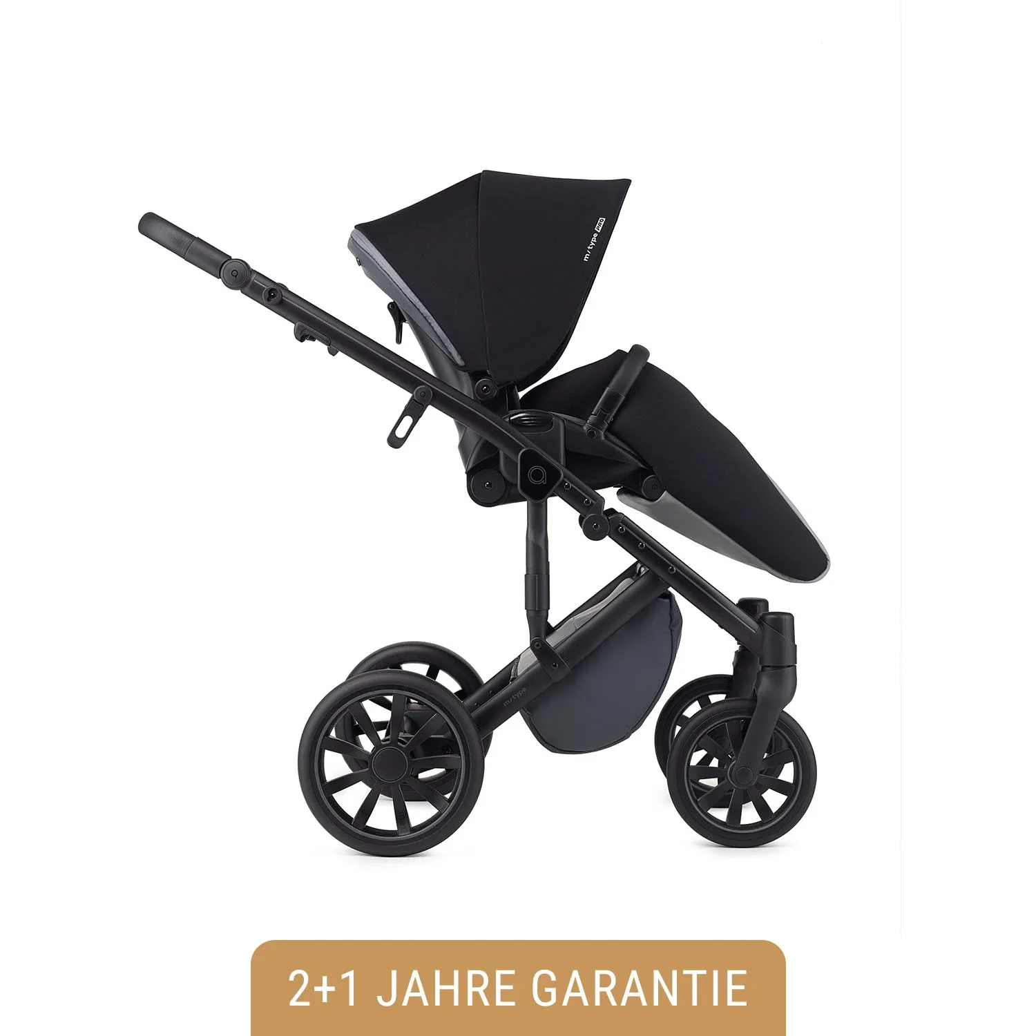 Anex Kinderwagen - m/type PRO 3in1, Farbe Kinderwagen: Tech Grey
