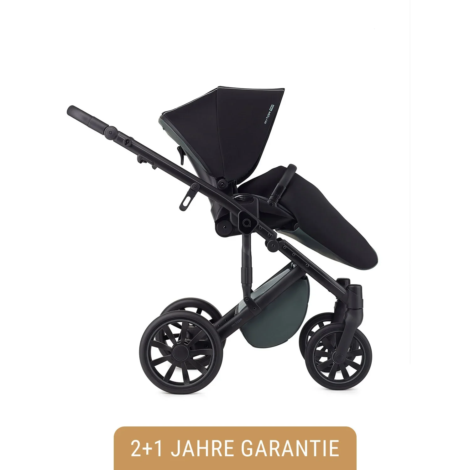 Anex Kinderwagen - m/type PRO, Farbe Kinderwagen: Casual Green