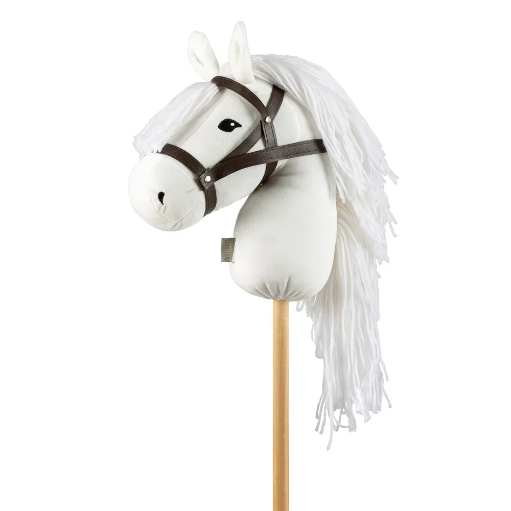 by Astrup Hobby Horse Steckenpferd weiss