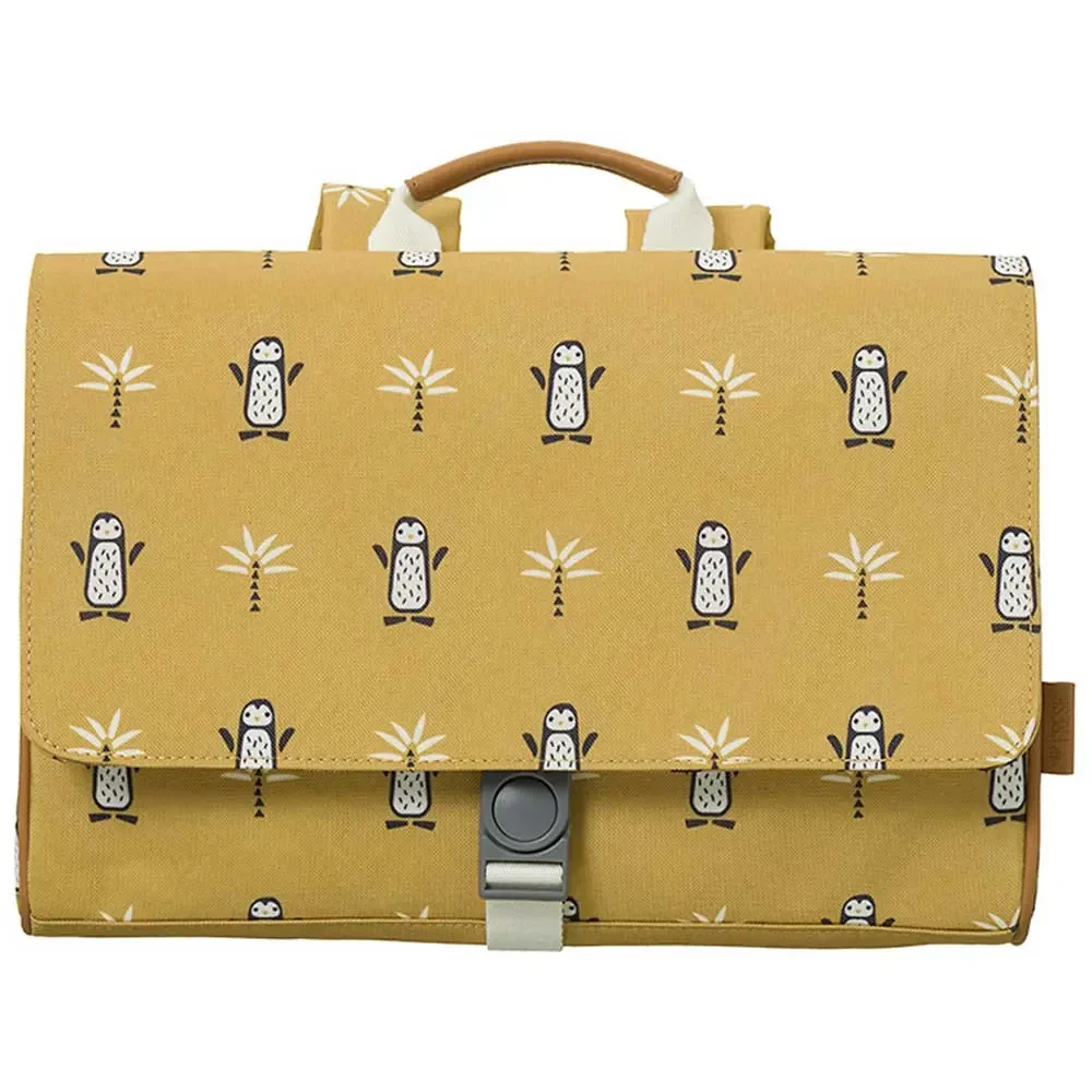 Fresk Schulranzen Pinguine gelb