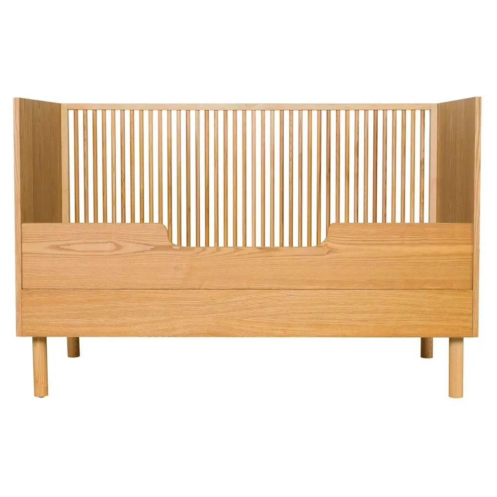 Quax HAI NO KI Rausfallschutz für Babybett Esche natur 70 x 140