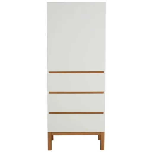 Quax Indigo 1 türiger Schubkasten Schrank  weiss