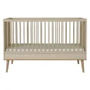 Quax Flow Babybett umbaubar clay 70 x 140