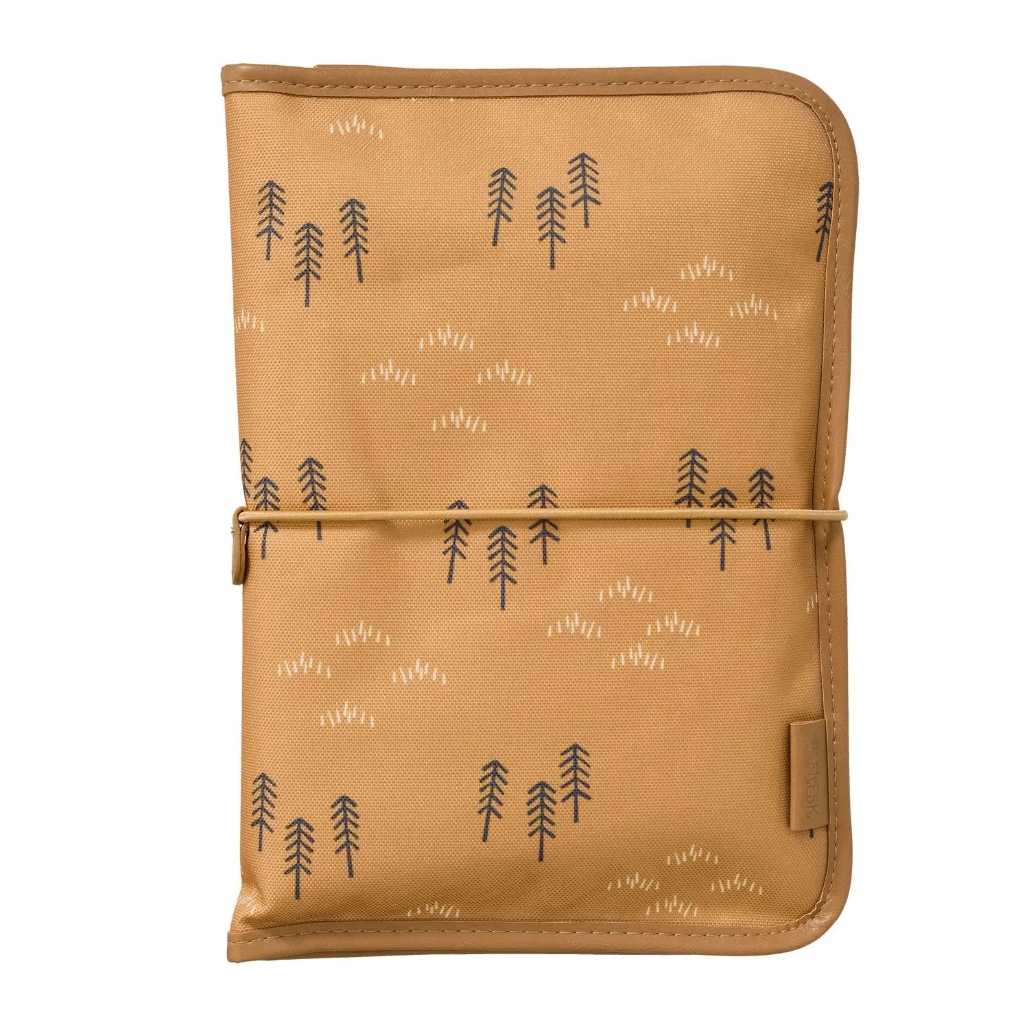 Fresk Wickeltasche unterwegs, 25x17x3 cm, Farbe: Waldfichte gelb