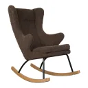 Quax Schaukelstuhl, Sessel zum Stillen - De Luxe, Farbe: Bison