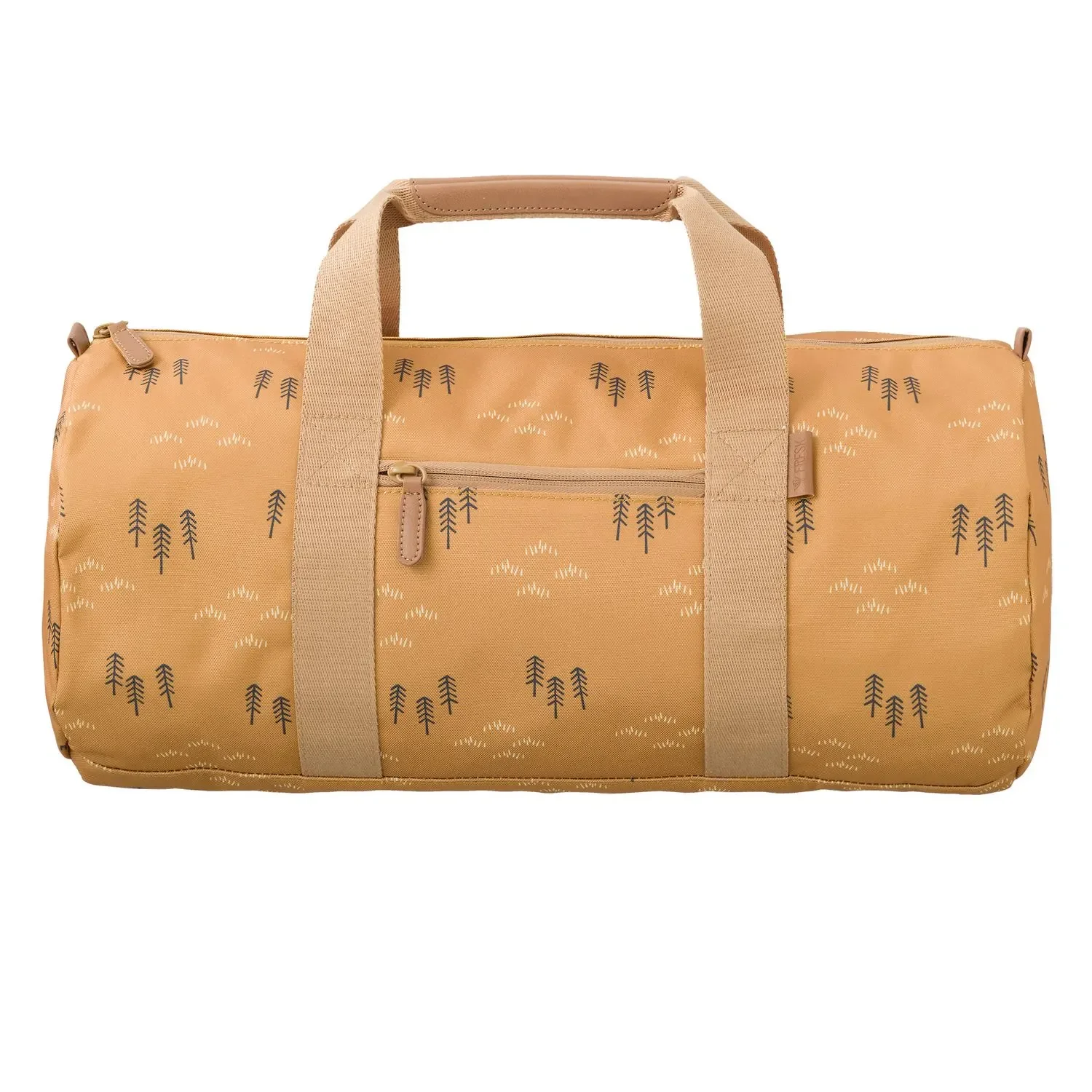 Fresk Reisetasche, Weekender Tasche, kleine, 42x21,5x21,5 cm, Farbe: Waldfichte gelb
