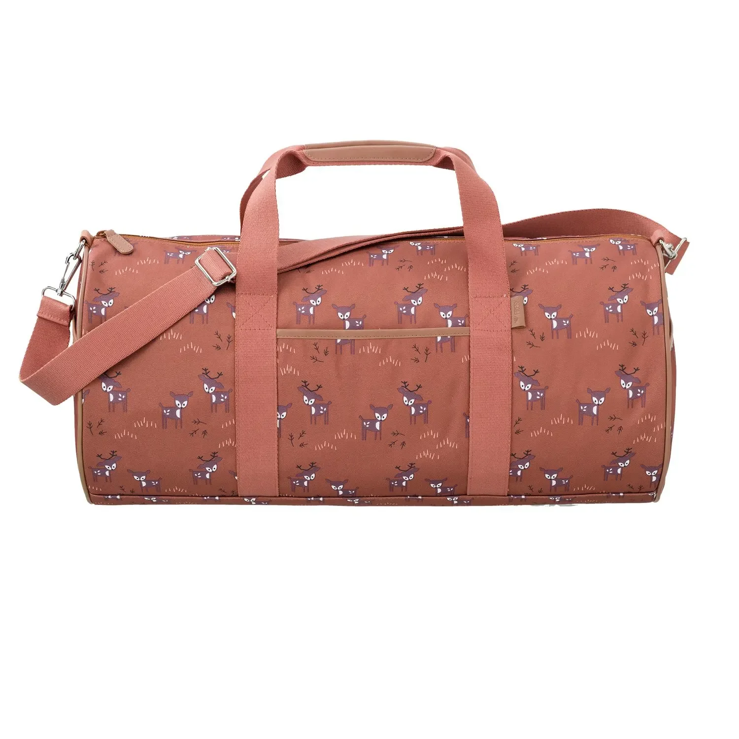 Fresk Reisetasche, Weekender Tasche, 53 cm Ø 25 cm, Farbe: Hirsch bernsteinbraun
