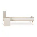 Quax Flow Junior Kit 170x70 cm | Umbauset für Flow Babybett zum Juniorbett | Mit Nachttisch & Bettgitter-Option, Farbe: Ton