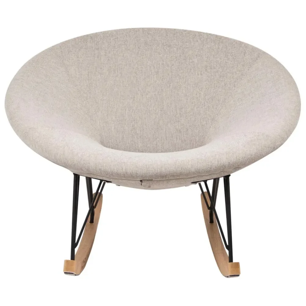 Quax Schaukelstuhl /Stillstuhl Schalensitz De Luxe sand