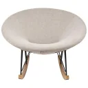 Quax Schaukelstuhl /Stillstuhl Schalensitz De Luxe sand