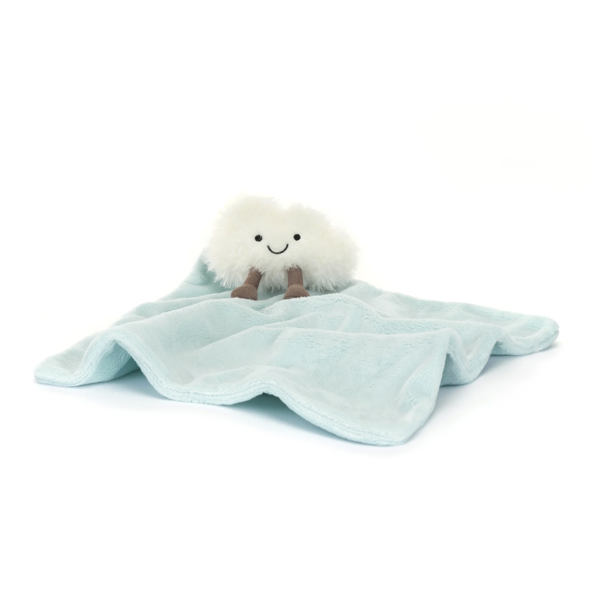 Jellycat Wolken-Kuscheltier mit Schnullerhalter, Kuscheltier für Babys, Geschenk zur Geburt