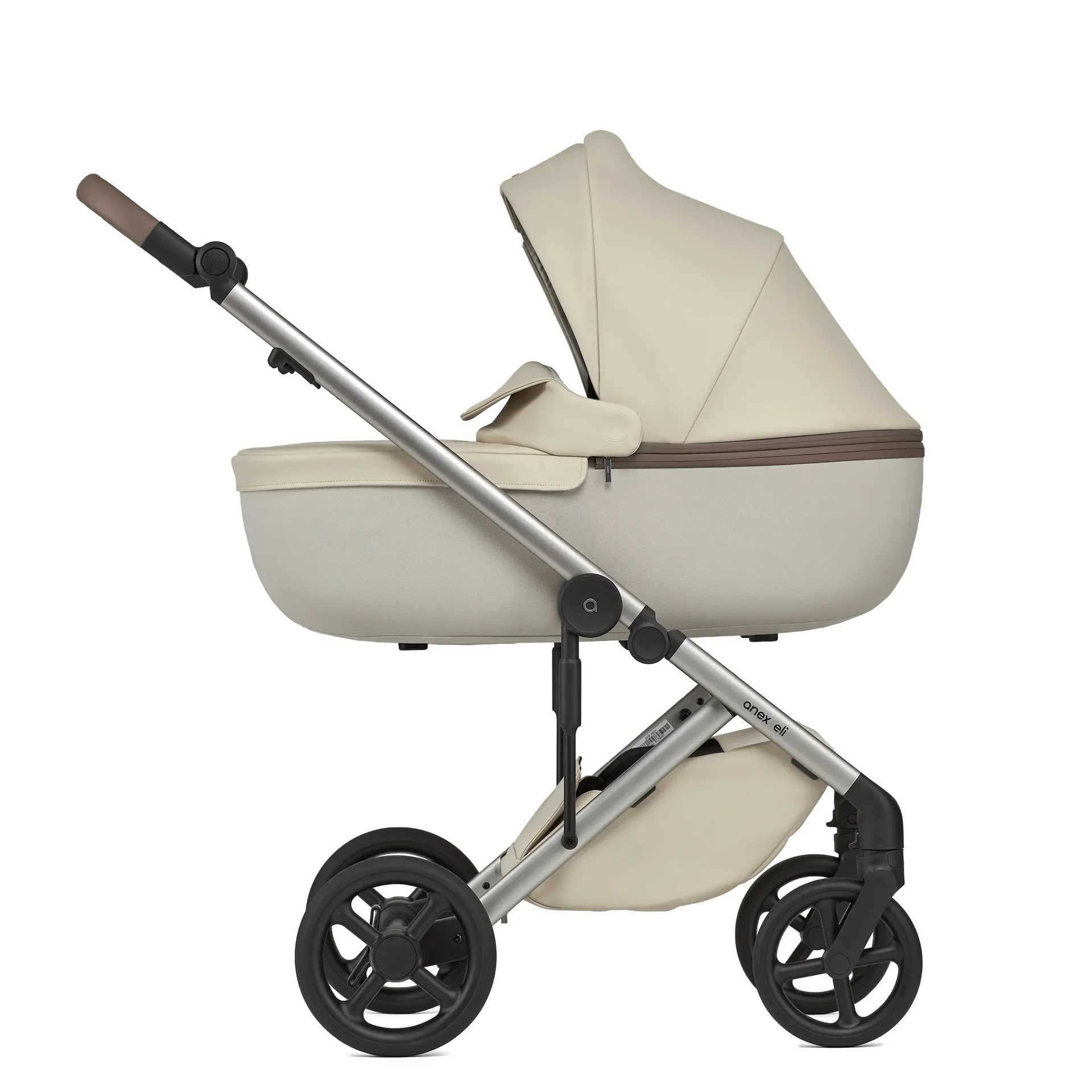 Anex ELI MUSE Kinderwagen, leicht und kompakt ab Geburt, faltbar, mit Federung, wendbarer Sitz