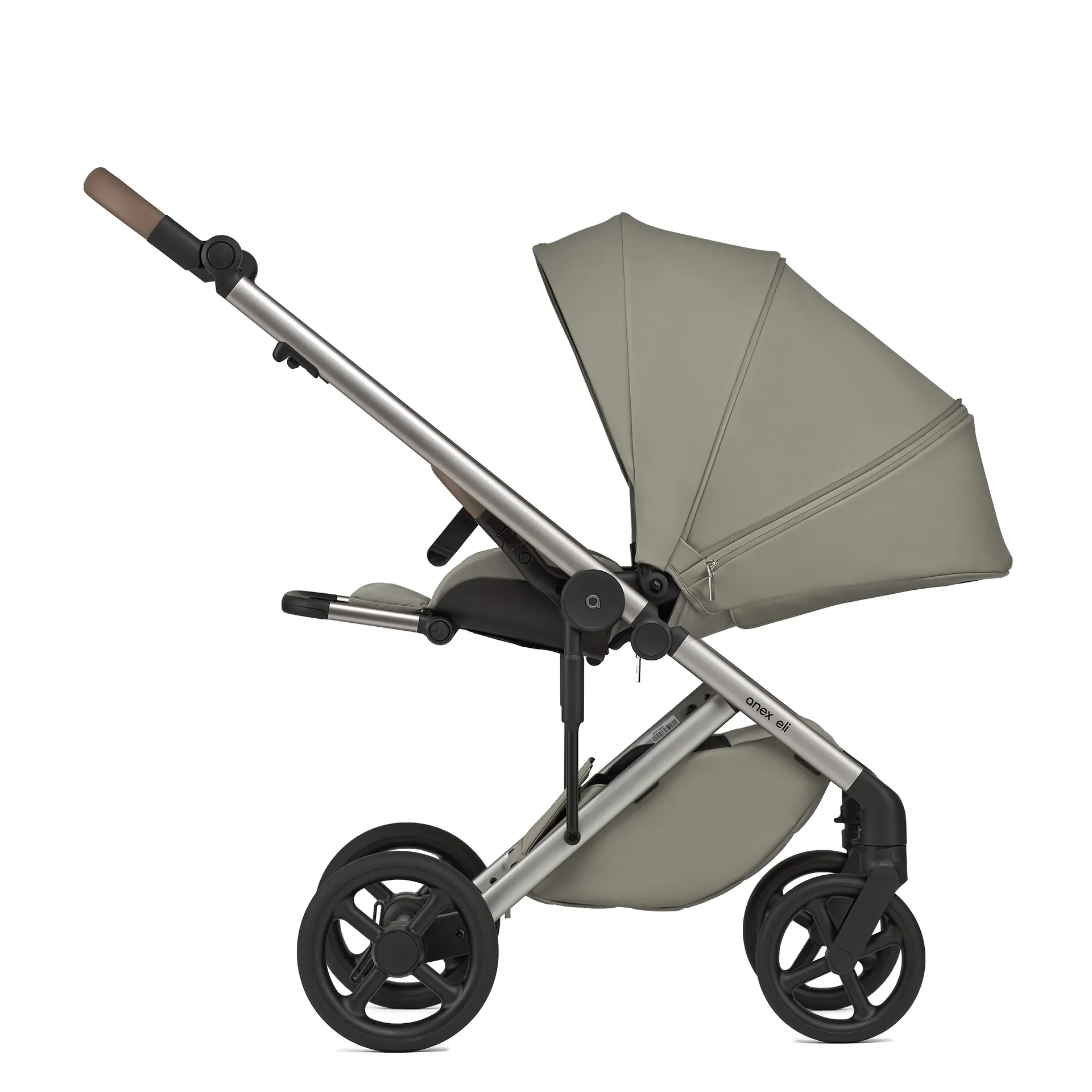 Anex ELI EXCITE Kombikinderwagen, leicht, geländegängig, höhenverstellbar, Federung und XXL-Sonnedach